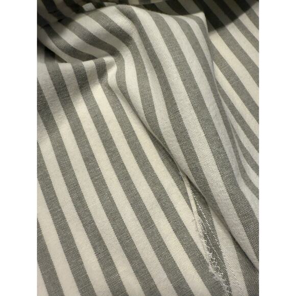 One Button Striped Linen Blend Blazer, Taupe & Ivory, Sz: 22W, 82-28 - Picture 11 of 11